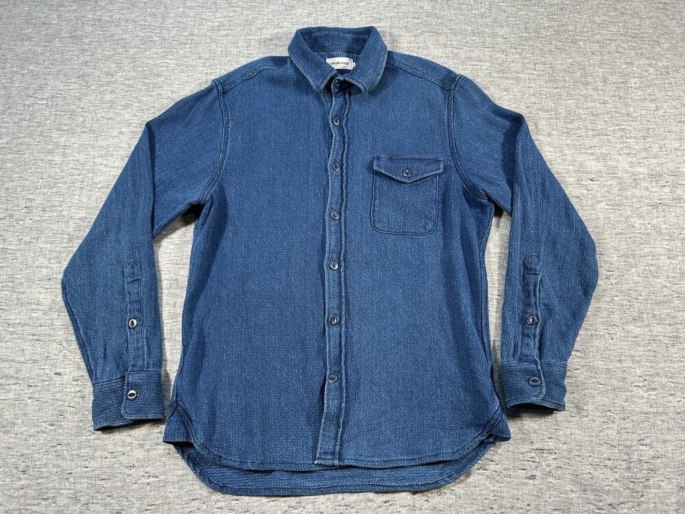 Taylor Stitch Shirt Mens 40 Medium Classic Minimalist Long Sleeve Button-Up